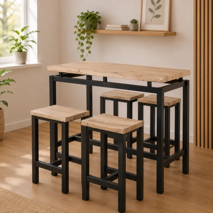 Ensemble table + tabouret Jorel