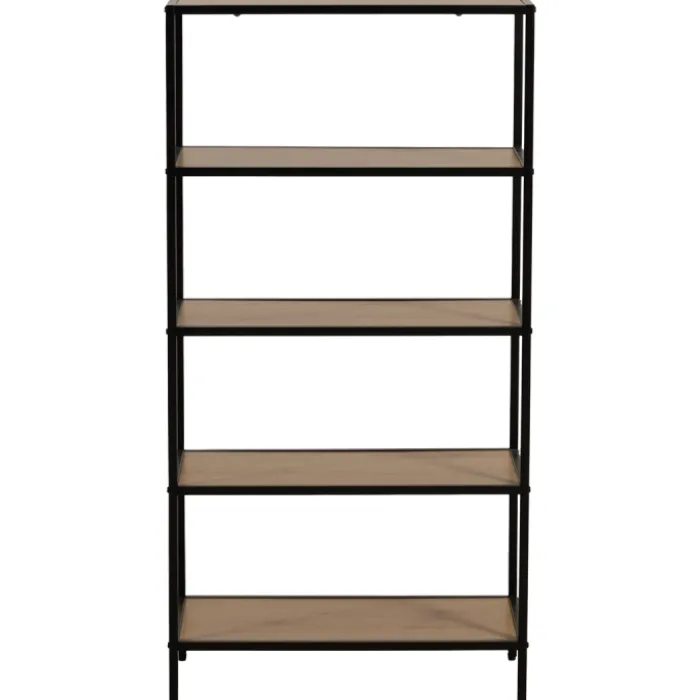 Etagère Book Shelf 5P noir/mélaminé