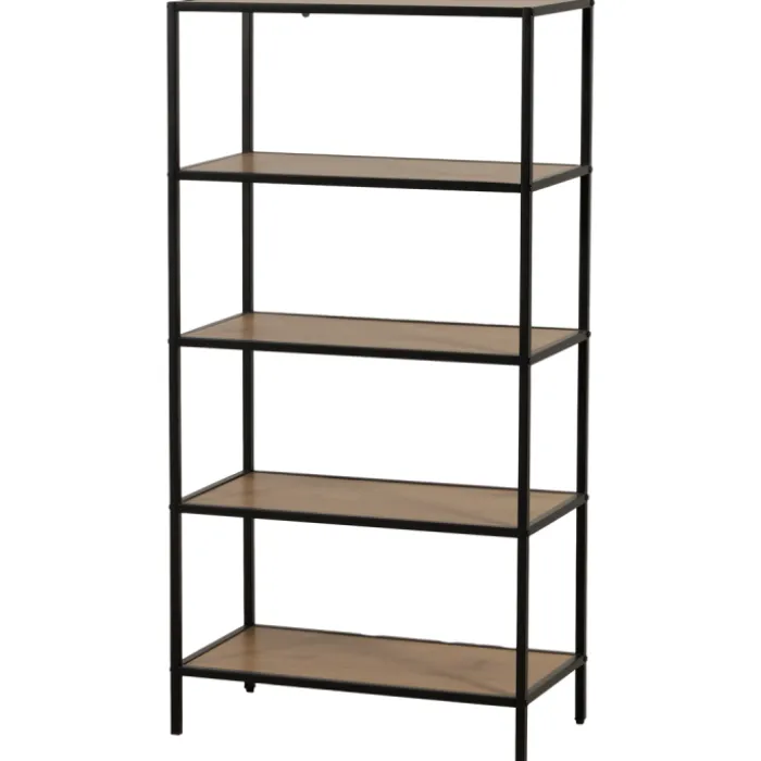 Etagère Book Shelf 5P noir/mélaminé