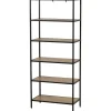 Etagère Book Shelf 6P noir/mélaminé