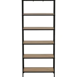 Etagère Book Shelf 6P noir/mélaminé
