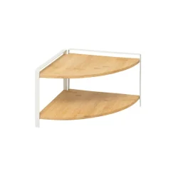 Etagère d'angle 2 niveaux ordera bamboo