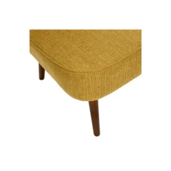 Fauteuil Aera tissu ocre