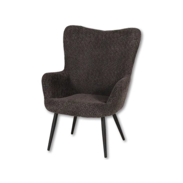 Fauteuil Biblo gris foncé