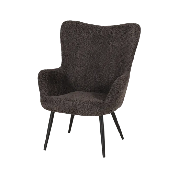 Fauteuil Biblo gris foncé