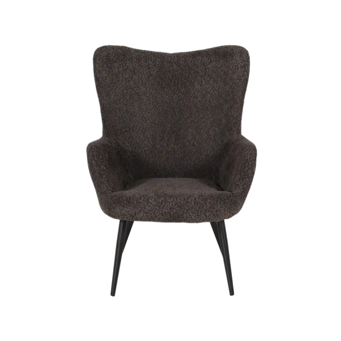 Fauteuil Biblo gris foncé
