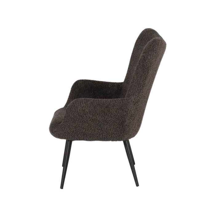 Fauteuil Biblo gris foncé