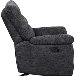 Fauteuil Coral basculant gris foncé