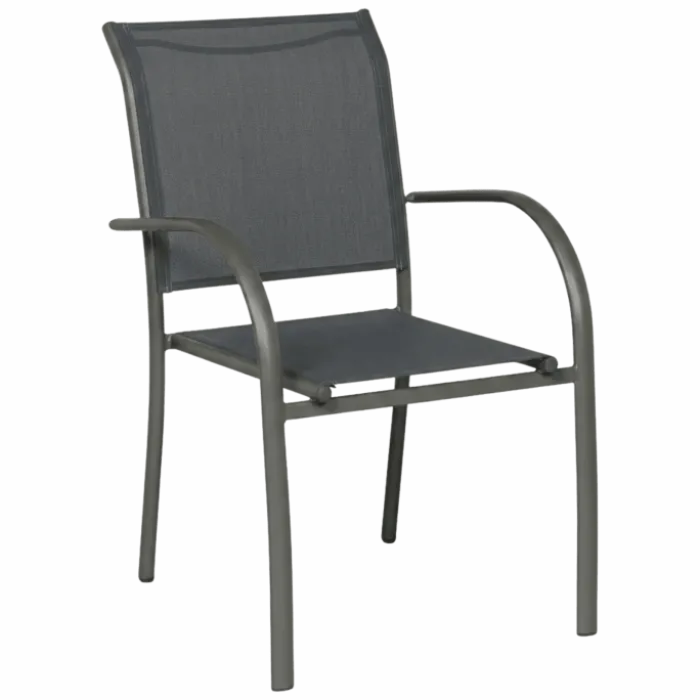 Fauteuil de jardin Kochi gris