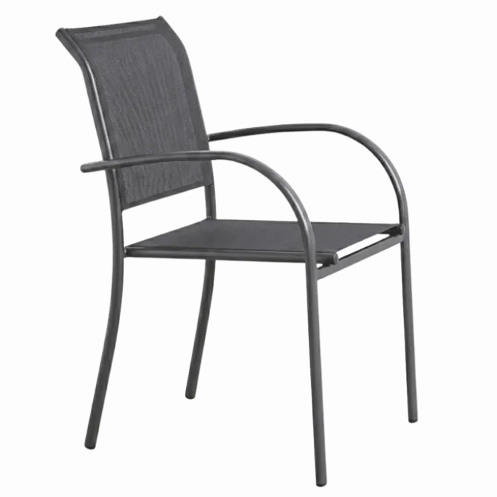 Fauteuil de jardin Kochi gris