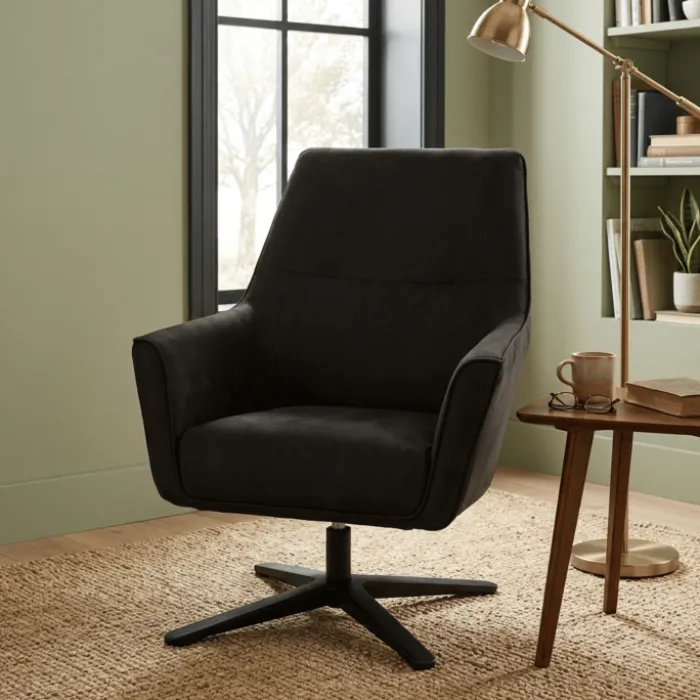 Fauteuil pivotant CH-182610 anthracite