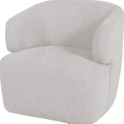 Fauteuil Pivotant Timo Chenille beige