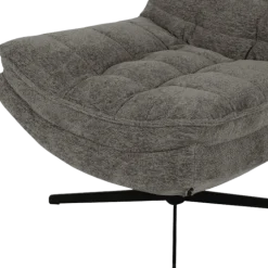 Fauteuil Pivotant Yvone gris foncé