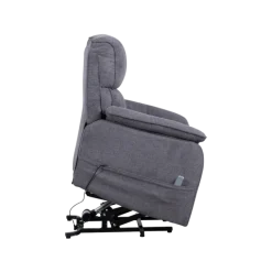 Fauteuil relax avec releveur Canyon gris anthracite