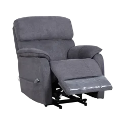 Fauteuil relax avec releveur Canyon gris anthracite