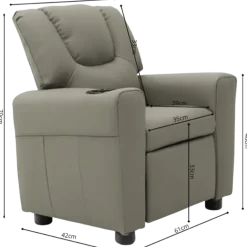 Fauteuil relax Enfant 4400-3 gris