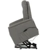 Fauteuil relax Gaston gris clair