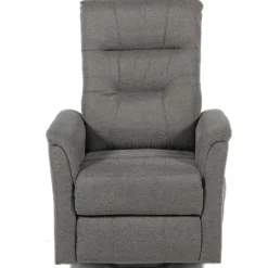 Fauteuil relax Gaston gris clair
