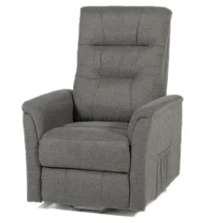Fauteuil relax Gaston gris clair