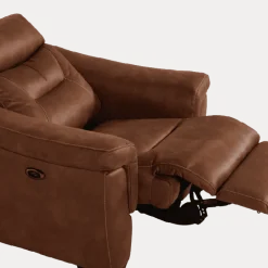 Fauteuil relax HTL-9578-SP Cognac