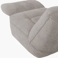 Fauteuil relax manuel Emerald tissu taupe clair