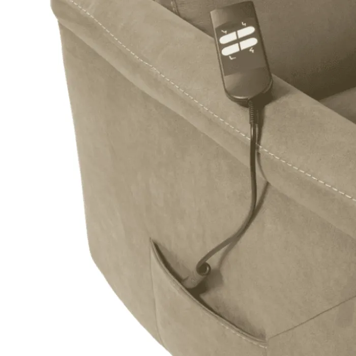 Fauteuil relax Mayenne Taupe