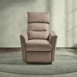 Fauteuil relax Mayenne Taupe