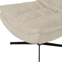 Fauteuil Yvone tissu beige