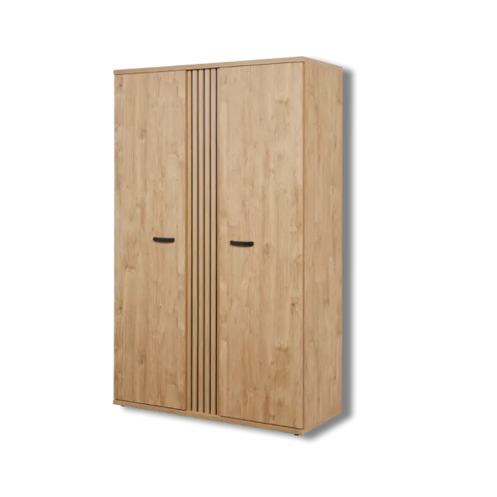 Garderobe 2 portes Camille golden oak