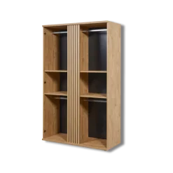 Garderobe 2 portes Camille golden oak