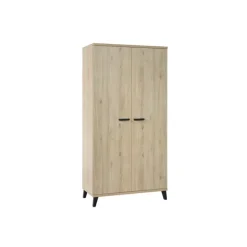 Garde robe 2 portes Evy chêne printemps