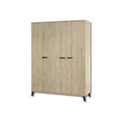 Garde robe 3 portes Evy2 chêne printemps