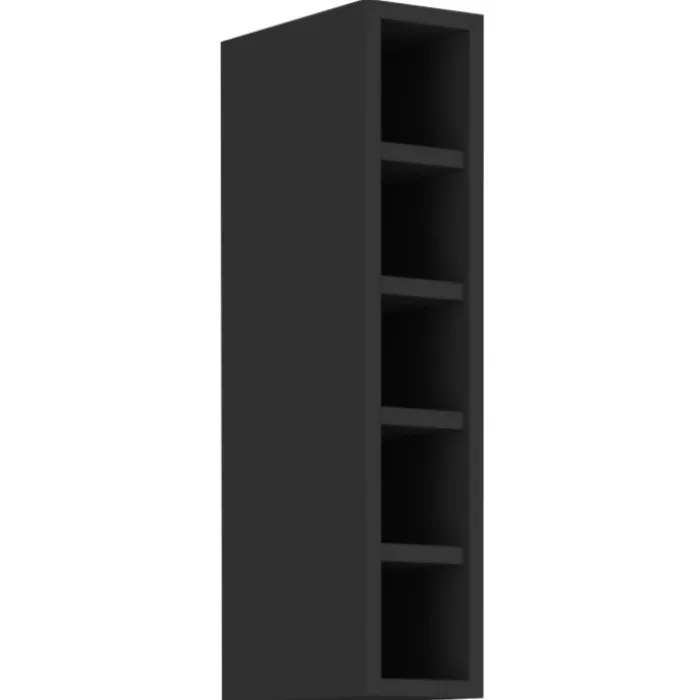 Haut étagère 15 cm Monza noyer
