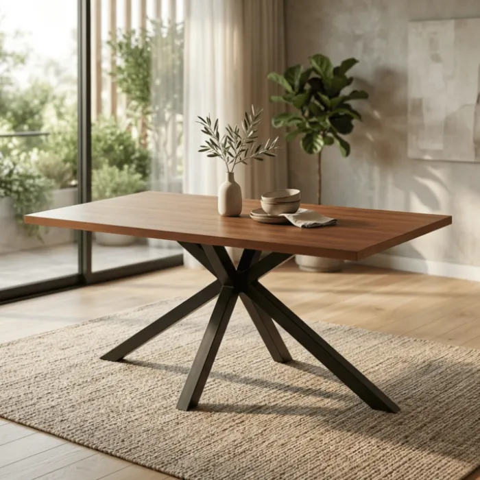 HYMAN 160 - Table rectangulaire 160 cm