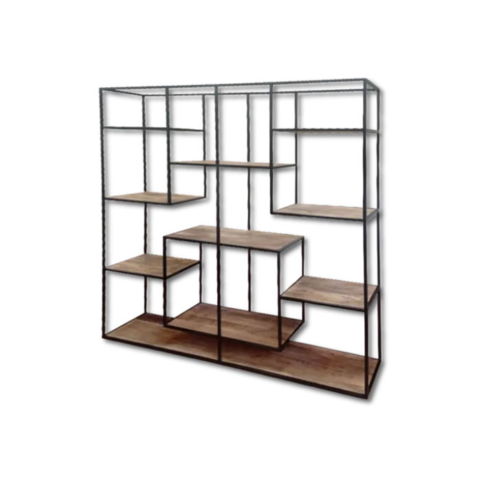 Iron Wooden Rack - for