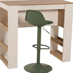 Juna - Table bar avec rangements