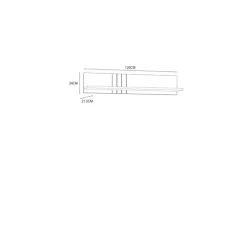 Killarney étagère murale 120 cm KQLB02L