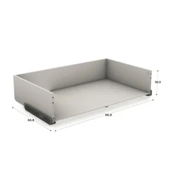 Kit bloc tiroir Casa L 90 cm - P 56 cm