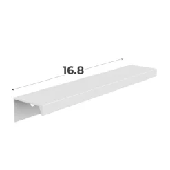 Kit Casa 1 poignée anguleuse blanche L 168mm