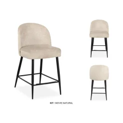 Kit - Movie naturel - Tabouret de bar