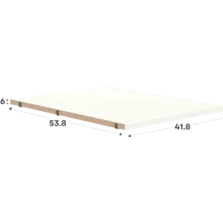 Kit 1 étagère Casa blanche L 45 cm - P 56 cm