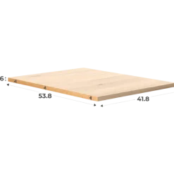 Kit étagère Casa chêne hikory L 45 cm
