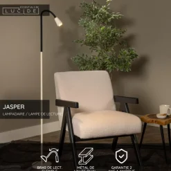 Lampadaire Jasper beige 65706/01/38
