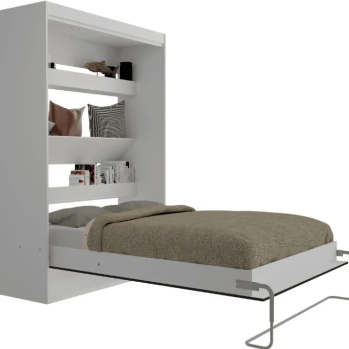 Lit abattant Blanc Home 140 x 190 cm Lift