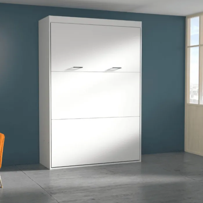 Lit abattant Blanc Home 140 x 190 cm Lift