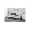 Lit avec sommier 90x200 cm Sintro blanc