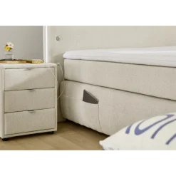 Lit Boxspring Anthracite LIVIA 180 x 200 cm