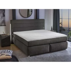 Lit Boxspring Anthracite LIVIA 180 x 200 cm