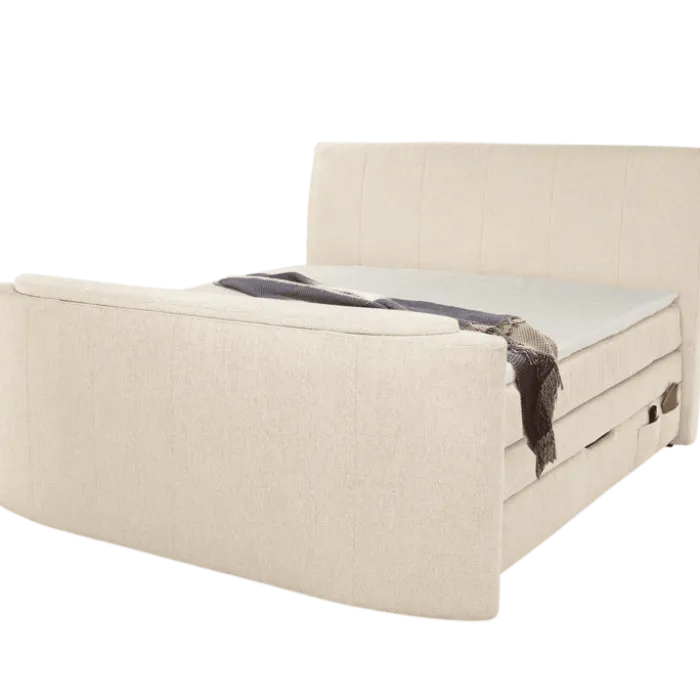 Lit Boxspring Bel Air 180 cm Beige
