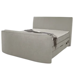 Lit Boxspring 180 cm x 200 cm Bel Air chenille gris